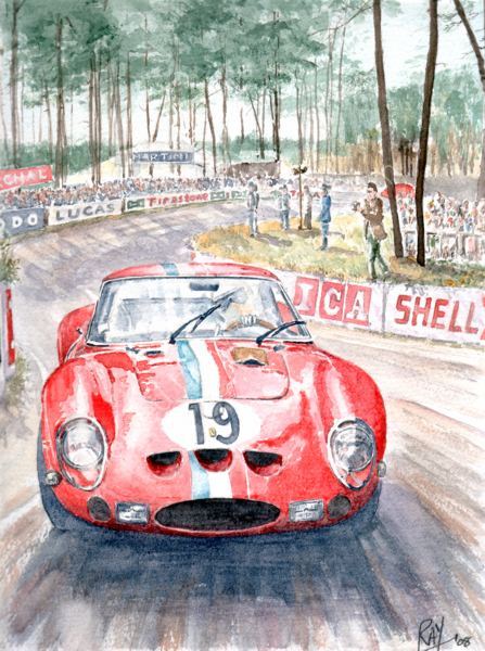 250GTO in the Esses 1962